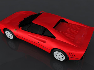 1984 ferrari gto 3D Model