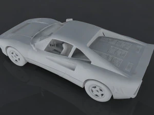 1984 ferrari gto 3D Model