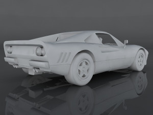 1984 ferrari gto 3D Model