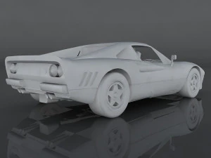 1984 ferrari gto 3D Model