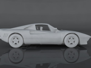 1984 ferrari gto 3D Model