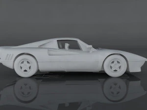 1984 ferrari gto 3D Model