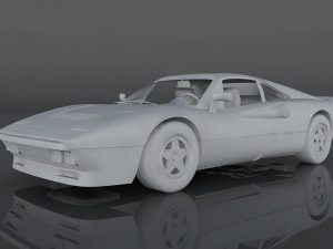 1984 ferrari gto 3D Model