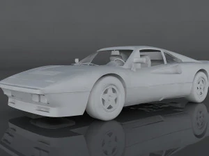 1984 ferrari gto 3D Model