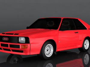 audi sport quattro 3D Model