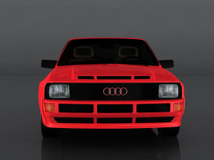 audi sport quattro 3D मॉडल