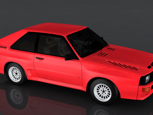 audi sport quattro 3D मॉडल
