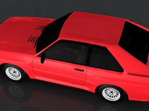 audi sport quattro 3D Model