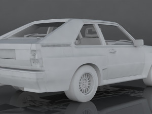audi sport quattro 3D मॉडल