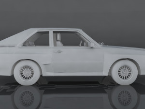 audi sport quattro 3D मॉडल