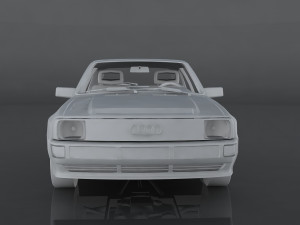 audi sport quattro 3D मॉडल