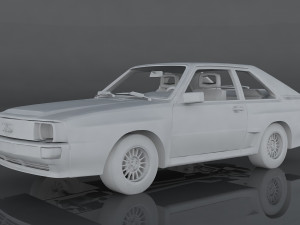 audi sport quattro 3D मॉडल