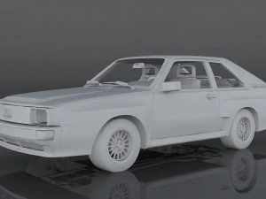 audi sport quattro 3D Model