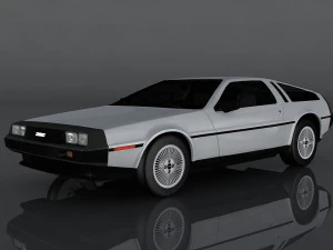 delorean dmc-12 3D Model