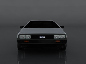 delorean dmc-12 3D Model