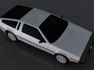 delorean dmc-12 3D Model
