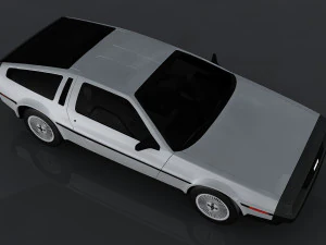 delorean dmc-12 3D Model