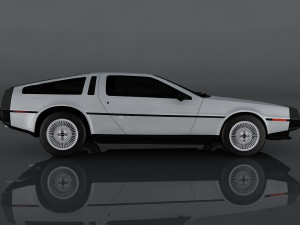 delorean dmc-12 3D Model