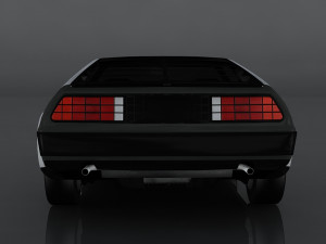 delorean dmc-12 3D Model