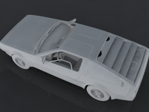 delorean dmc-12 3D Model