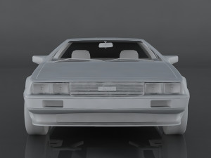 delorean dmc-12 3D Model