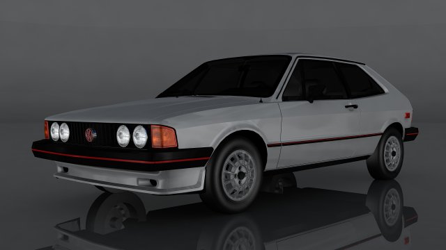 volkswagen scirocco s Modelo 3D .c4d .max .obj .3ds .fbx .stl .blend 