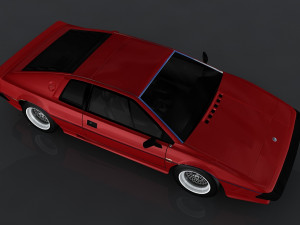 1980 lotus esprit 3Dモデル