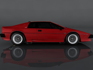 1980 lotus esprit 3Dモデル