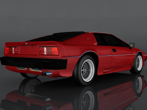 1980 lotus esprit 3Dモデル