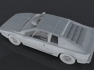 1980 lotus esprit 3Dモデル