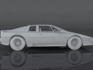 1980 lotus esprit 3Dモデル