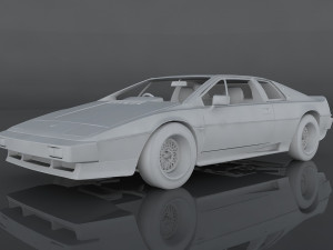 1980 lotus esprit 3Dモデル