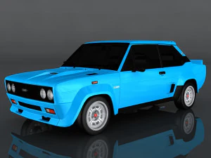 fiat 131 abarth rally stradale 3D Модель