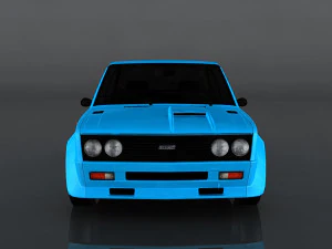fiat 131 abarth rally stradale 3D Модель