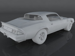 chevrolet camaro 1979 3D Model