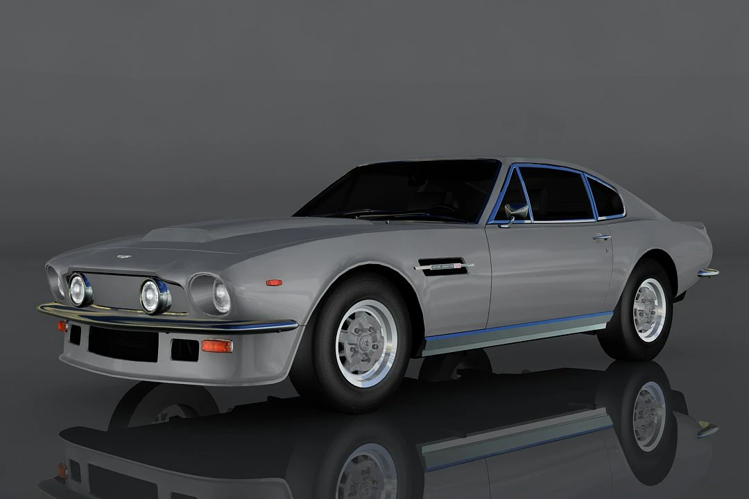 aston martin vantage 1977 3D Model .c4d .max .obj .3ds .fbx .stl .blend