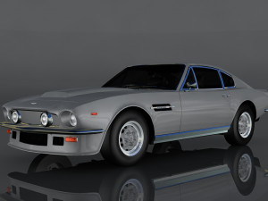 aston martin vantage 1977 3D Model