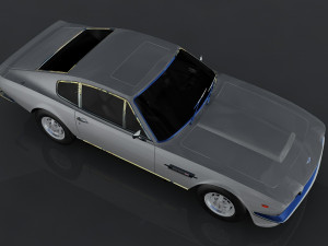aston martin vantage 1977 Modelo 3D