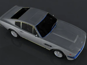 aston martin vantage 1977 3D Model