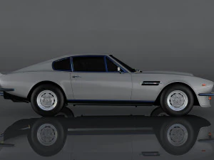 aston martin vantage 1977 3D Model