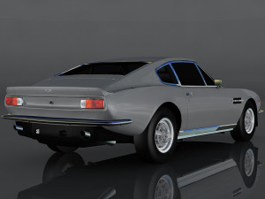 aston martin vantage 1977 Modelo 3D