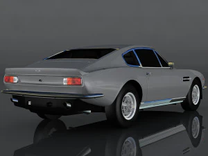 aston martin vantage 1977 3D Model