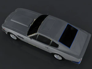 aston martin vantage 1977 3D Model