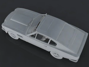 aston martin vantage 1977 3D Model