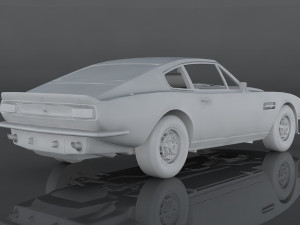 aston martin vantage 1977 Modelo 3D