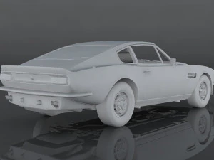 aston martin vantage 1977 3D Model