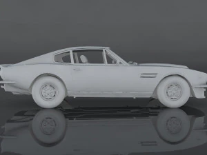 aston martin vantage 1977 3D Model