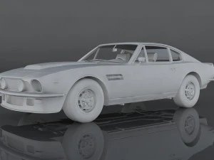 aston martin vantage 1977 3D Model