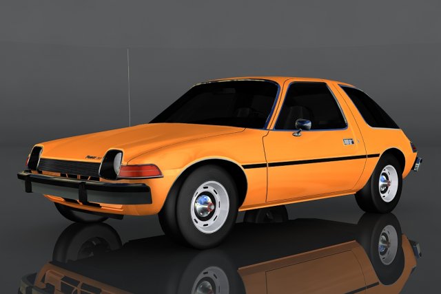 amc pacer x 3D Model .c4d .max .obj .3ds .fbx .stl .blend 