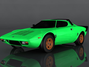 1974 lancia stratos 3D Model